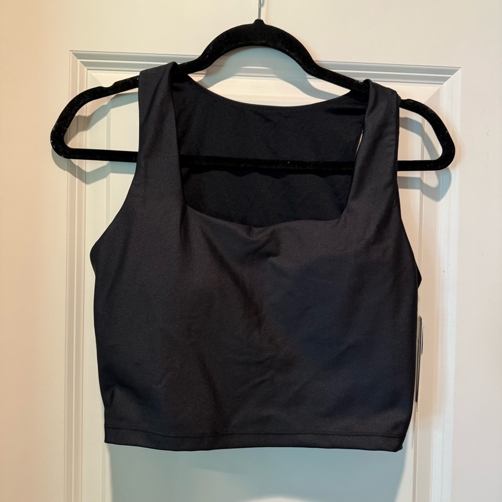 Marika Mid Impact Removable Pads Black Sports Bra Size Large 44-46